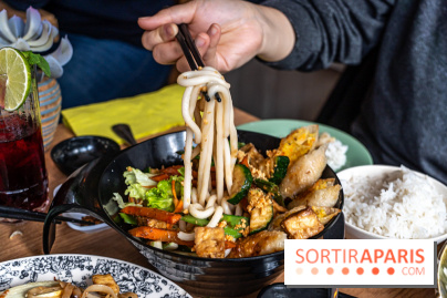 Buja restaurant végétarien thaï et Viet Paris 13e - photos - bo bun coco