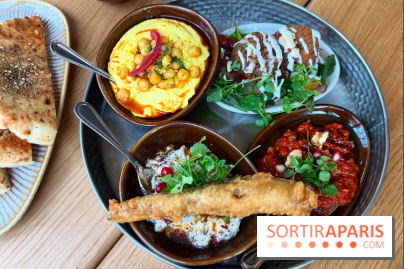 Amanie - Houmous, caviar d'aubergines, pain pita