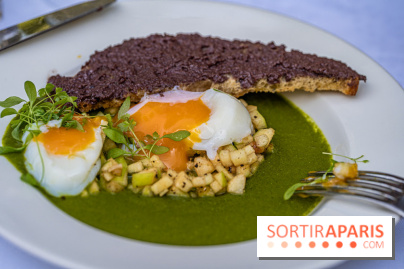 Terrasse de l'Hôtel Particulier, le jardin verdoyant au cœur de Montmartre - photo - A7C06428