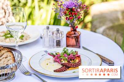 Terrasse de l'Hôtel Particulier, le jardin verdoyant au cœur de Montmartre - photo