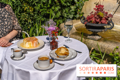 Terrasse de l'Hôtel Particulier, le jardin verdoyant au cœur de Montmartre - photo - A7C06443