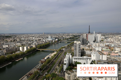 Ballon de Paris au parc André-Citroën : nos photos du vol à bord de l'aéronef -  visuel Paris - vue aérienne Paris - vue toit Paris