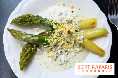 Le Cochon à l'Oreille - Asperges, sauce mimosa