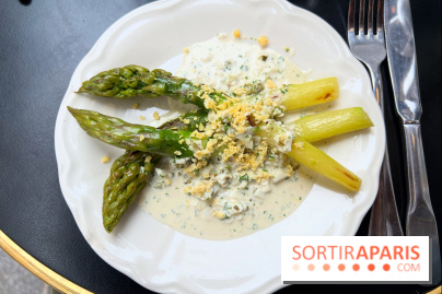 Le Cochon à l'Oreille - Asperges, sauce mimosa