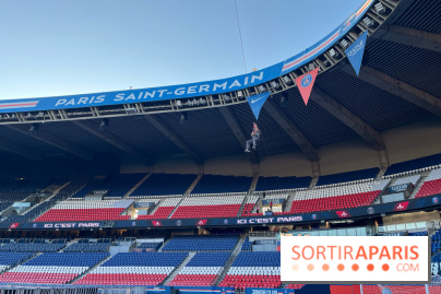 Tyrolienne au Parc des Princes