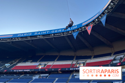 Tyrolienne au Parc des Princes