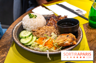 Comme au Vietnam, restaurant vietnamien Paris 13e - cơm thịt nướng chả cua bì