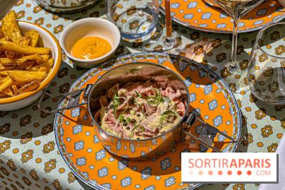 La terrasse estivale du Printemps Haussmann 2025 avec vue sur Paris et la Tour Eiffel  - image00026