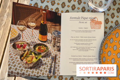 La terrasse estivale du Printemps Haussmann 2025 avec vue sur Paris et la Tour Eiffel  - image00053