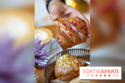 Le brunch de Pierre Hermé à Beaupassage  - croissant Ispahan 