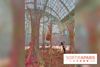 Ernesto Neto tisse une nouvelle installation monumentale gratuite au Grand Palais, nos photos