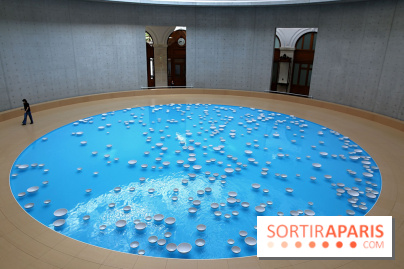 Clinamen, nos photos de l'une installation aquatique et musicale à la Bourse de Commerce - Clinamen Bourse de Commerce 2 fotor 20250606151413