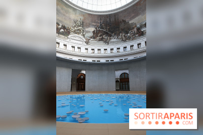 Clinamen, nos photos de l'une installation aquatique et musicale à la Bourse de Commerce - Clinamen Bourse de Commerce 5