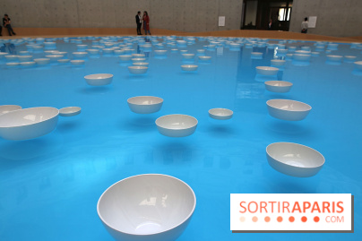 Clinamen, nos photos de l'une installation aquatique et musicale à la Bourse de Commerce - Clinamen Bourse de Commerce 9 fotor 2025060615218