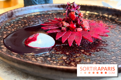 Restaurant Alan Geaam - Le Thon rouge Betterave, sésame noir, épices kamouneh