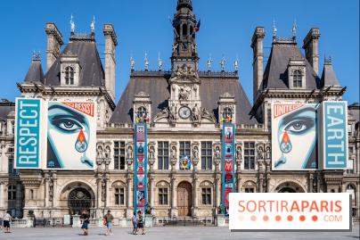 Hôtel de Ville - De Paris à Belem - Forêt Urbaine - Obey  - A7C03043