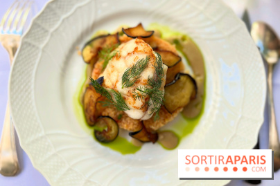 Patio terrasse La Réserve Paris - Lotte et quinoa