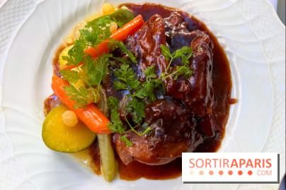 Patio terrasse La Réserve Paris - Agneau confit