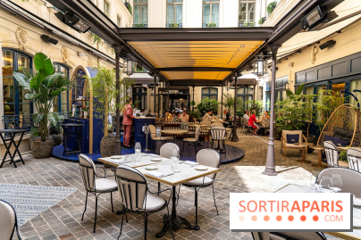 Maison Delano restaurant et terrasse cachée Paris 8e - terrasse