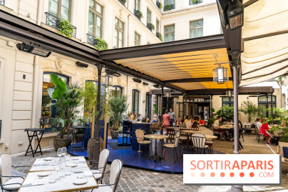 Maison Delano restaurant et terrasse cachée Paris 8e - terrasse