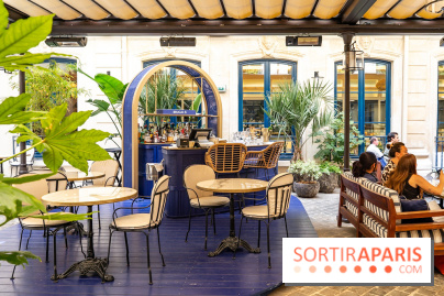 Maison Delano restaurant et terrasse cachée Paris 8e - terrasse