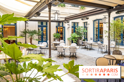 Maison Delano restaurant et terrasse cachée Paris 8e - terrasse