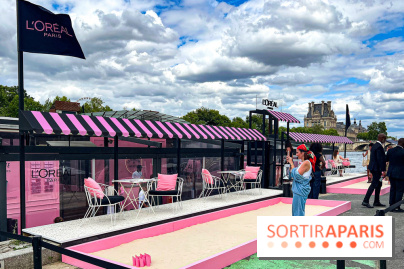 La Terrasse Parisienne : le pop up gratuit et expérientiel du géant de la beauté sur une péniche
