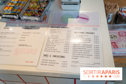 Le pop-up de glace Café Isaka à la Samaritaine avec salon de thé