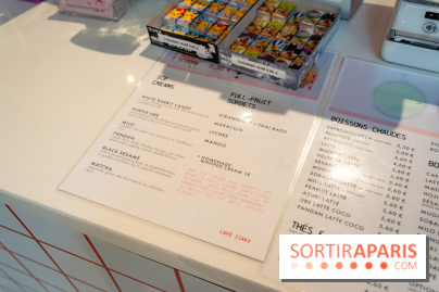 Le pop-up de glace Café Isaka à la Samaritaine avec salon de thé