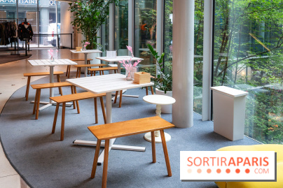 Le pop-up de glace Café Isaka à la Samaritaine avec salon de thé