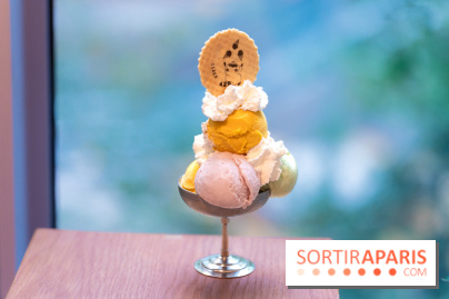 Le pop-up de glace Café Isaka à la Samaritaine avec salon de thé