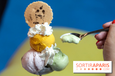 Le pop-up de glace Café Isaka à la Samaritaine avec salon de thé