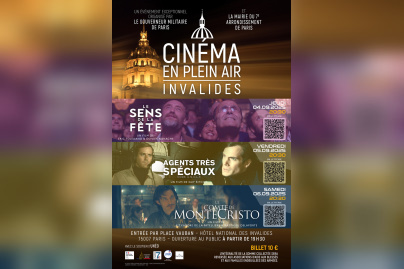 Les Invalides font leur cinéma - Affiche cinéma en plein air 2025