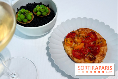 Geoélia - Tarte fine tomates, tartelette petits pois