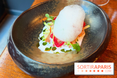 Machizo - Saumon, burrata, pomme, verveine