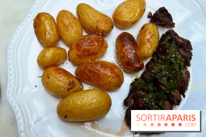 Le Sand - Onglet de boeuf chimichurri
