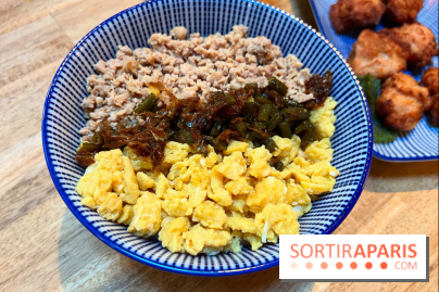 Kotsu Kotsu - Donburi poulet oeufs brouillés