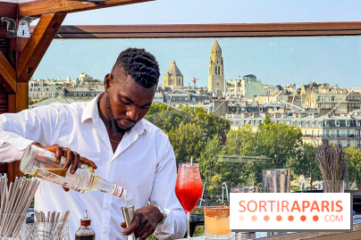 Bar Les Ombres : cocktails & tapas sur le rooftop du Musée du Quai Branly avec vue sur la tour Eiffel
