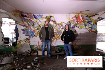 Le Mausolée des street artistes Lek & Sowat à Paris, nos photos 