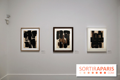 Pierre Soulages : nos photos de son exposition et de ses peintures sur papier à voir au Musée du Luxembourg 