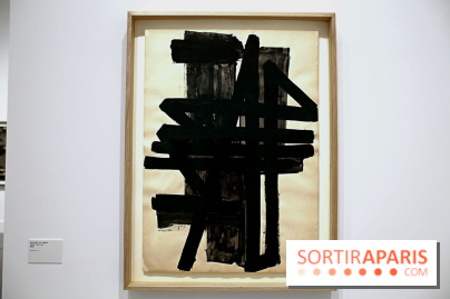 Pierre Soulages : nos photos de son exposition et de ses peintures sur papier à voir au Musée du Luxembourg