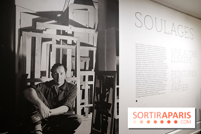 Pierre Soulages : nos photos de son exposition et de ses peintures sur papier à voir au Musée du Luxembourg