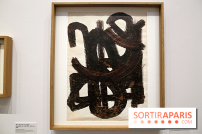 Pierre Soulages : nos photos de son exposition et de ses peintures sur papier à voir au Musée du Luxembourg