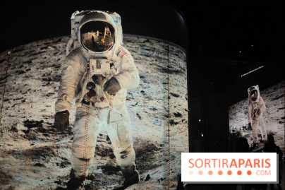 Destination Lune : un voyage immersif dans les étoiles à l'Atelier des Lumières - photos