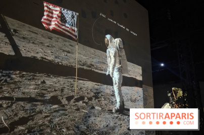Destination Lune : un voyage immersif dans les étoiles à l'Atelier des Lumières - photos