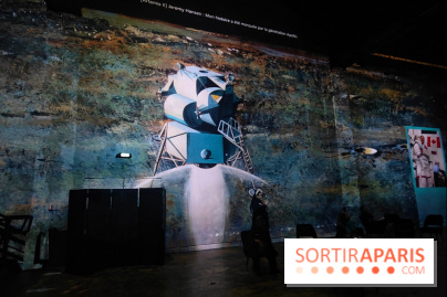 Destination Lune : un voyage immersif dans les étoiles à l'Atelier des Lumières - photos