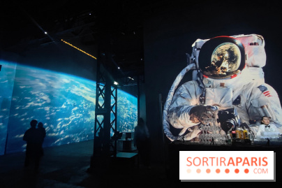 Destination Lune : un voyage immersif dans les étoiles à l'Atelier des Lumières - photos