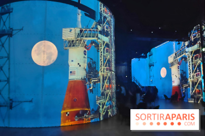 Destination Lune : un voyage immersif dans les étoiles à l'Atelier des Lumières - photos