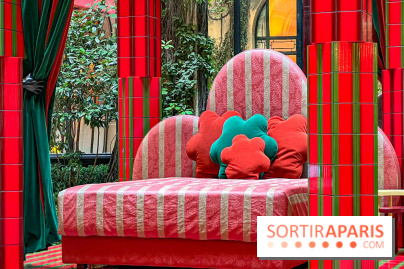 Plaza Athénée : une installation design XXL gratuite signée Uchronia exposée dans la cour du palace - IMG 1158 jpg 2