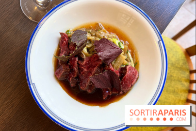 Comptoir Lazu - Tataki de boeuf, ponzu, shizo